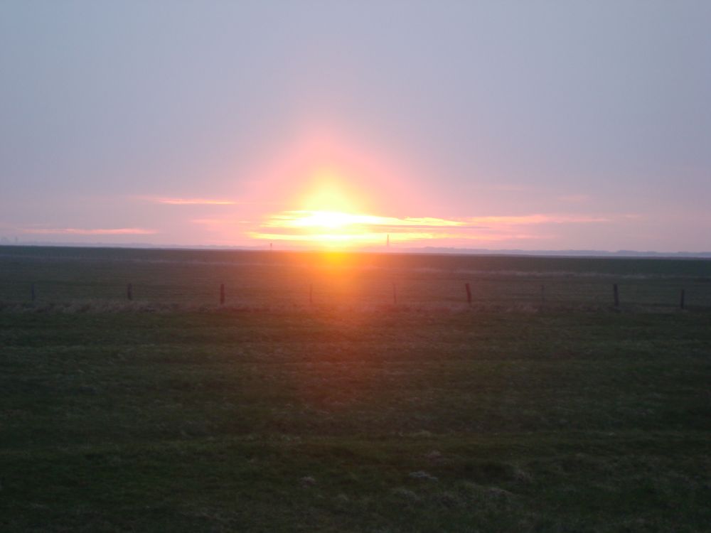 Ferienhaus Caspar  Sonnenuntergang