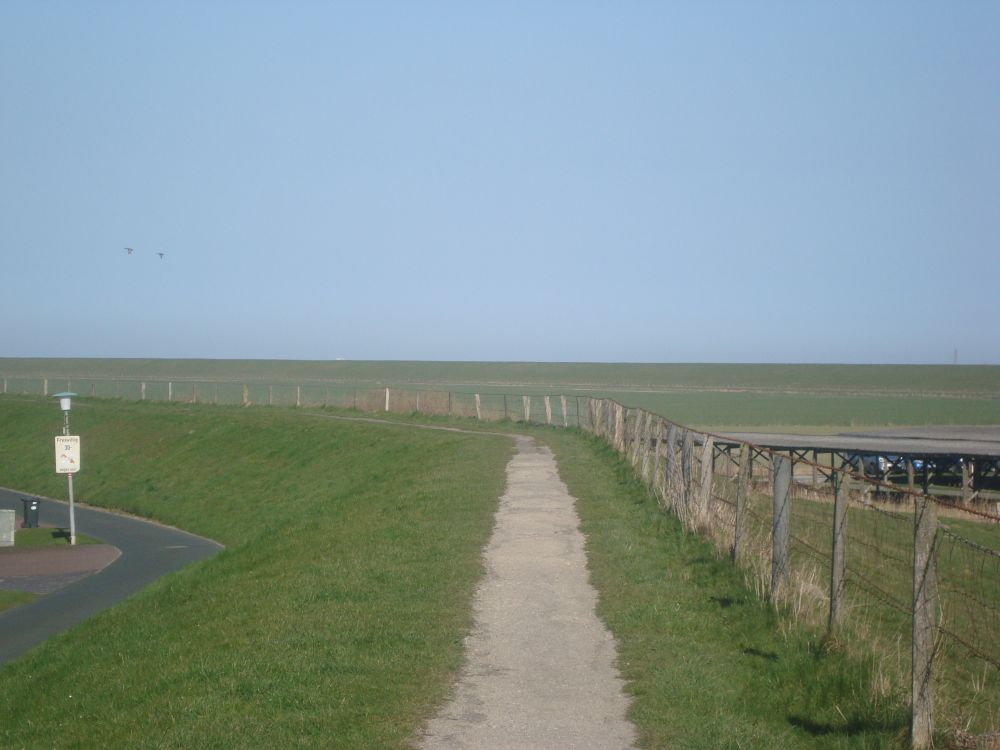 Spaziergang auf dem Deich